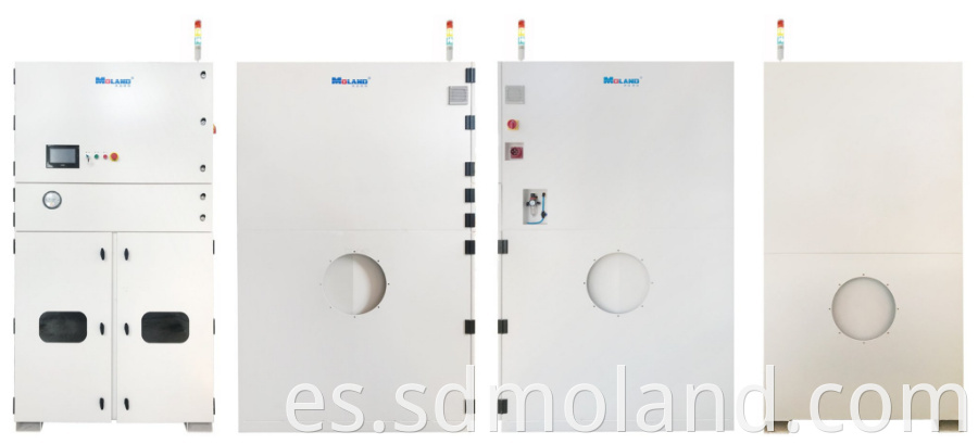 Sistema de extracción de polvo/ filtro de cartucho/ colector de polvo industrial de pulso